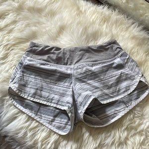 Lululemon speed up low rise shorts size 0